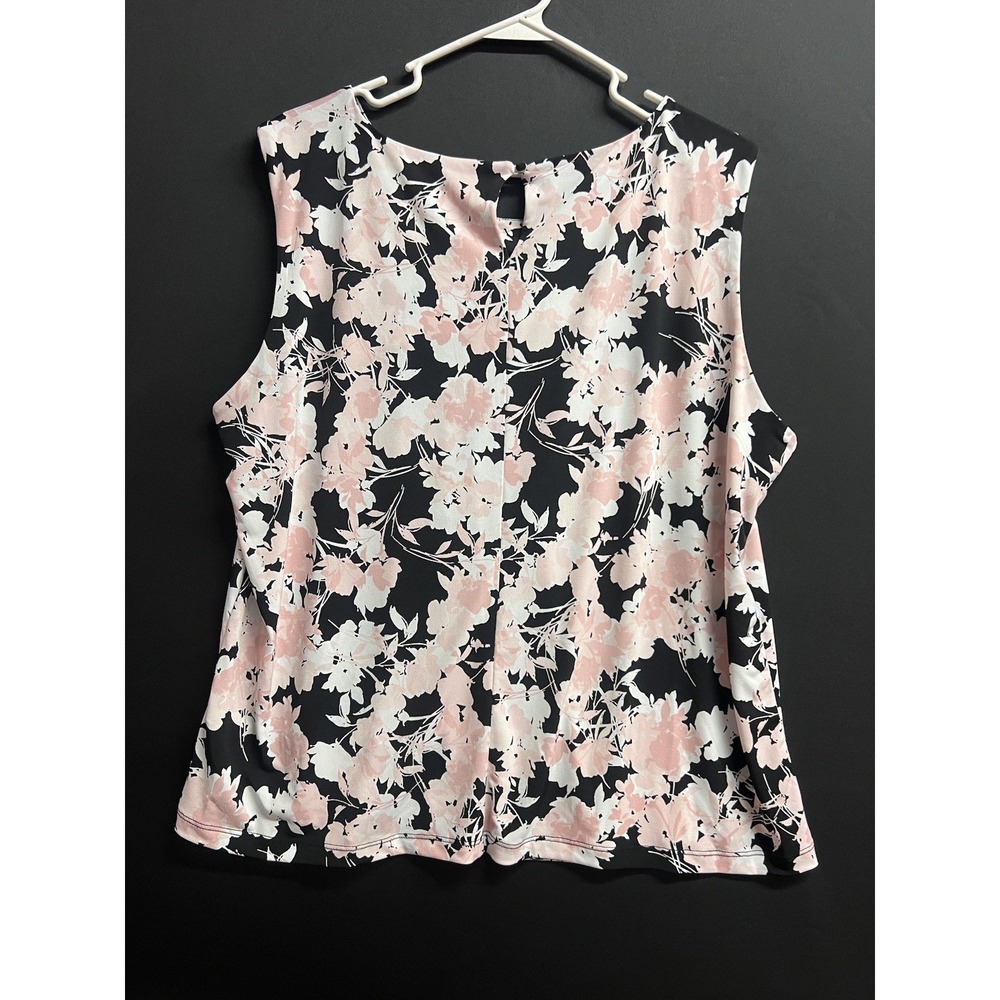 Calvin Klein Women's Pleated Neck Sleeveless Cami Top sz 2X - Picture 6 of 9